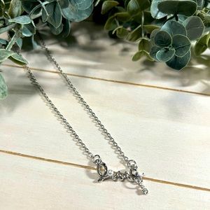 Dainty Silver Love Necklace